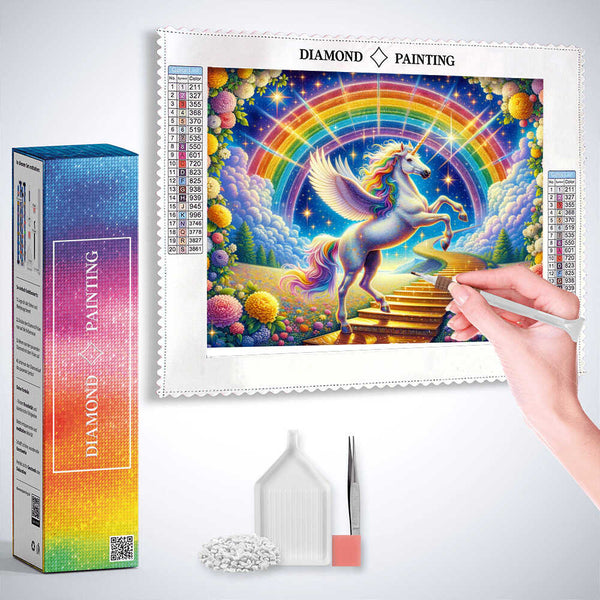 The Colorful Cat — Diamond Painting Kit, product view 2