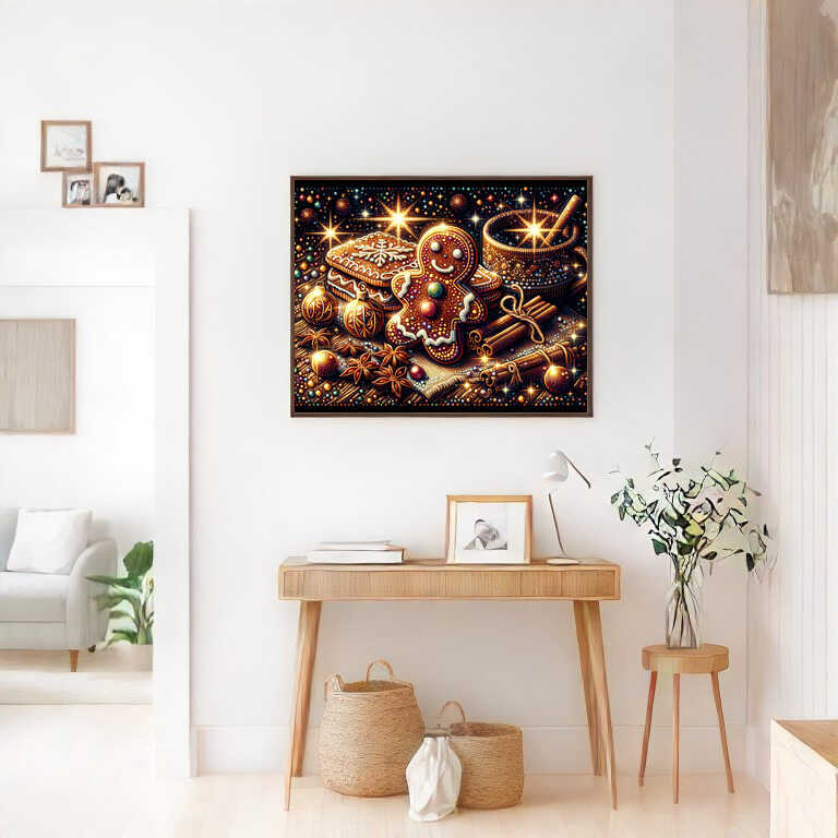 Gingerbread Delights — Diamond Painting Kit, product view 2