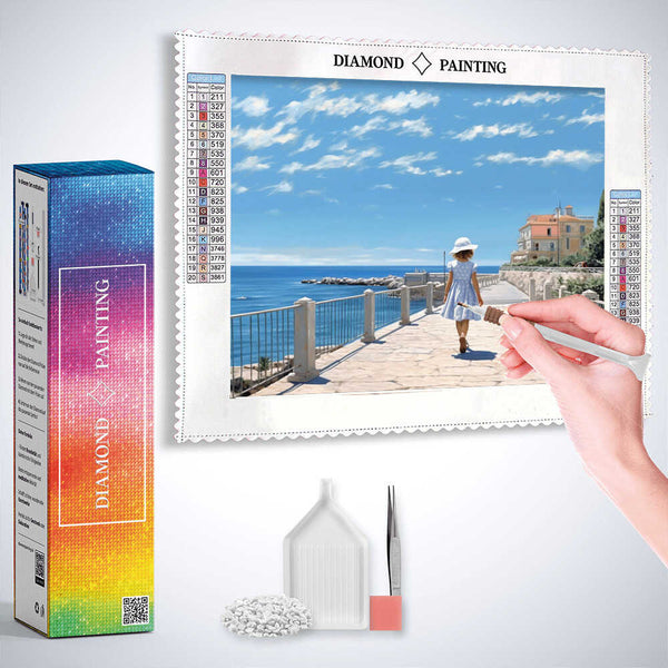 Coastal whispers (DP-7548) — Diamond Painting Kit, product view 3