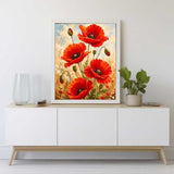 Summer in the Poppy Field — Diamond Painting Kit, product view 2