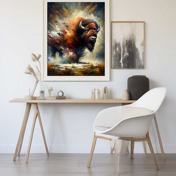 Color impression buffalo — Diamond Painting Kit, product view 2