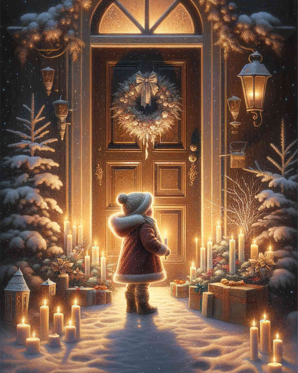 Little Child Christmas — Diamond Painting Kit design