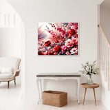 Red Blossom Dream — Diamond Painting Kit, product view 2