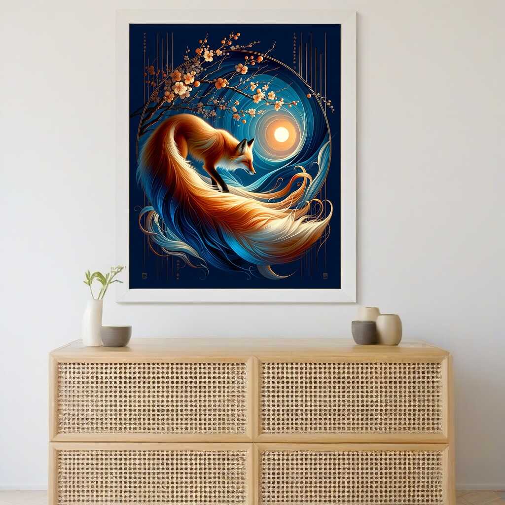 Fox Tail — Diamond Painting Kit, product view 2