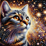 The Spotted Cat — Diamond Painting Kit design