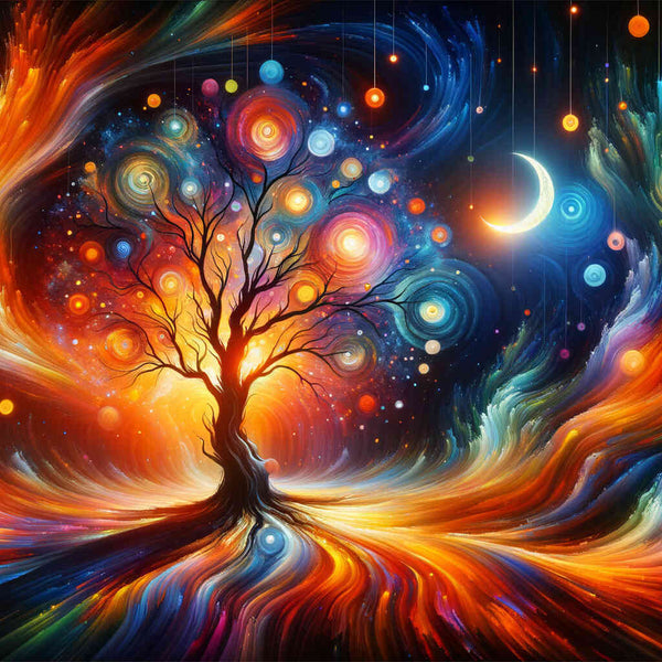 The Magical Tree — Diamond Painting Kit design