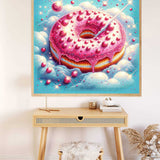 Pink Donut — Diamond Painting Kit, product view 2