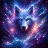 Shiny wolf — Diamond Painting Kit design