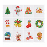 Festive Magic, Set of 12 — Mini Diamond Painting Set design