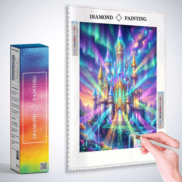 The Crystal Palace of Dreams — Diamond Painting Kit, product view 3