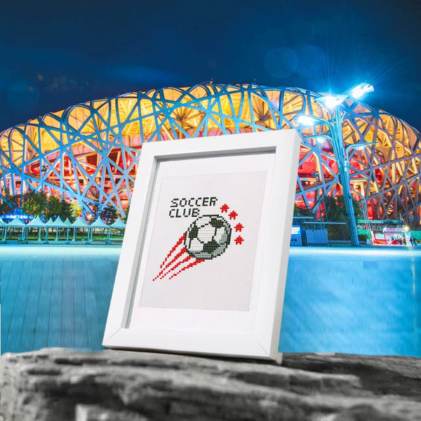 Soccer Fans Collection, Set of 12 — Mini Diamond Painting Set, product view 4