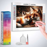 Fox Friendship — Diamond Painting Kit, product view 3
