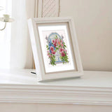 Floral Windows, Set of 12 — Mini Diamond Painting Set, product view 9