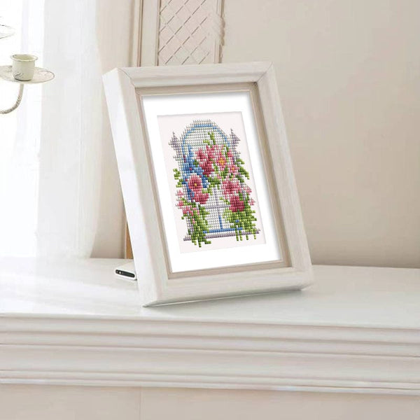 Floral Windows, Set of 12 — Mini Diamond Painting Set, product view 9