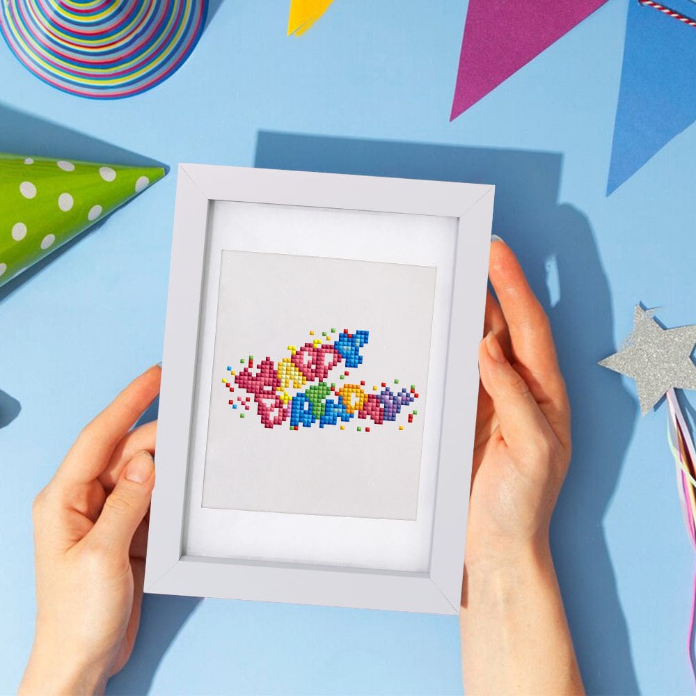Birthday Joy, Set of 12 — Mini Diamond Painting Set, product view 4