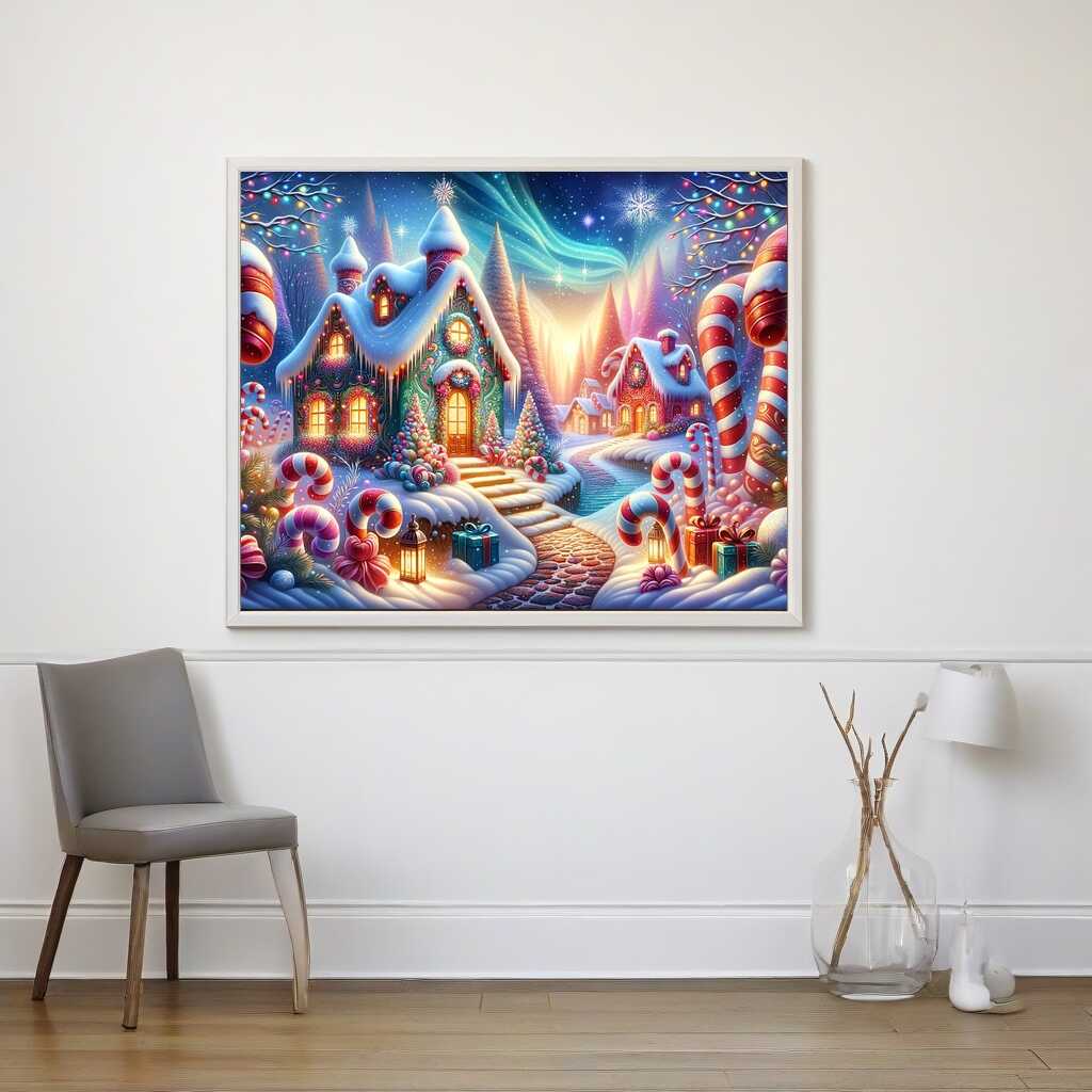 The Gnome Village — Diamond Painting Kit, product view 2