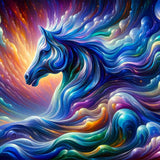 Water Horse — Diamond Painting Kit design