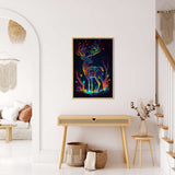 Glowing Deer — AB Diamond Painting Kit, product view 3