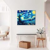 Starry Sky in a Van Gogh-Inspired Style — Diamond Painting Kit, product view 2