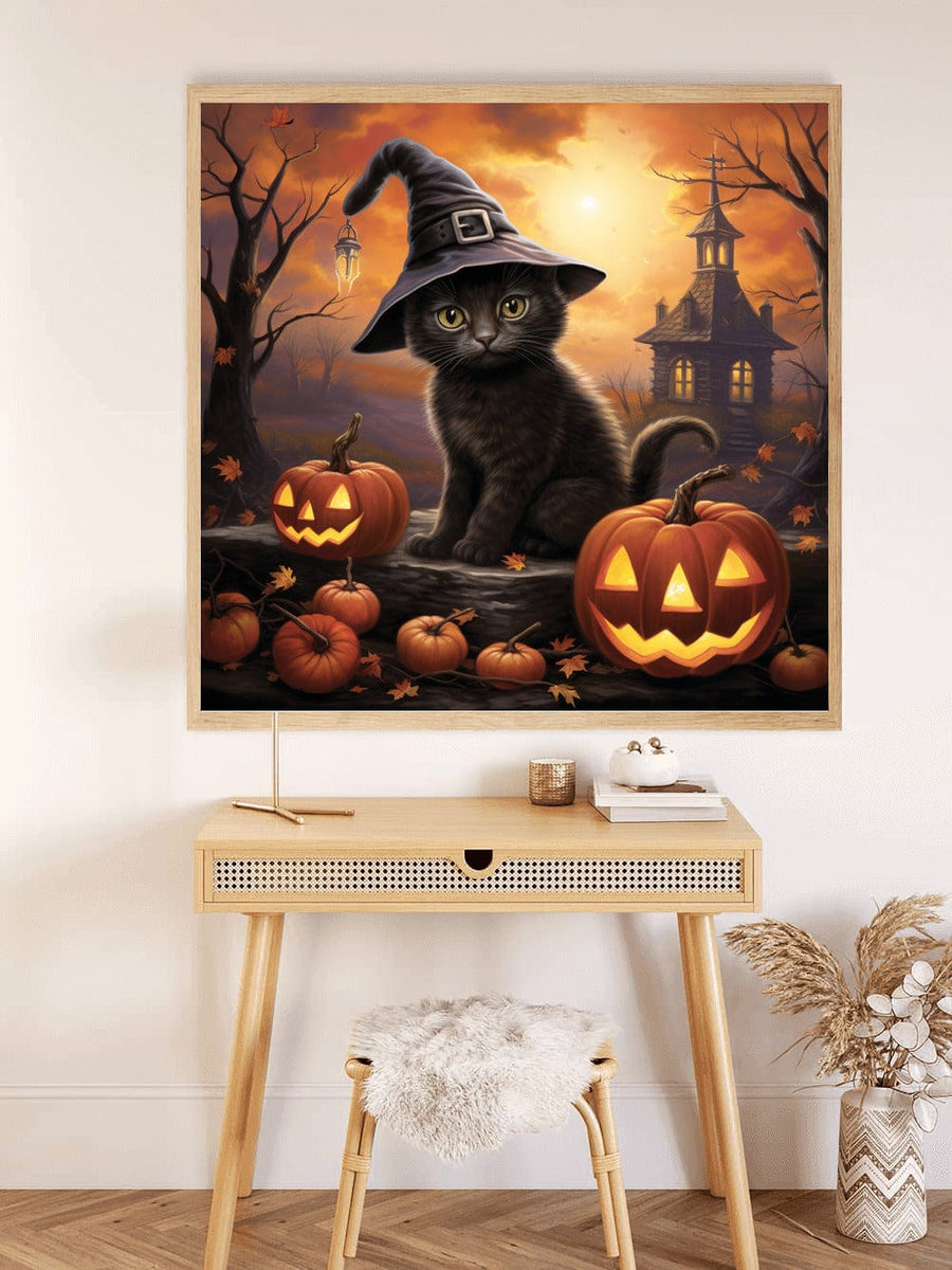 Witch kittens — Diamond Painting Kit, product view 3