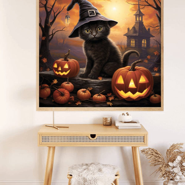 Witch kittens — Diamond Painting Kit, product view 3