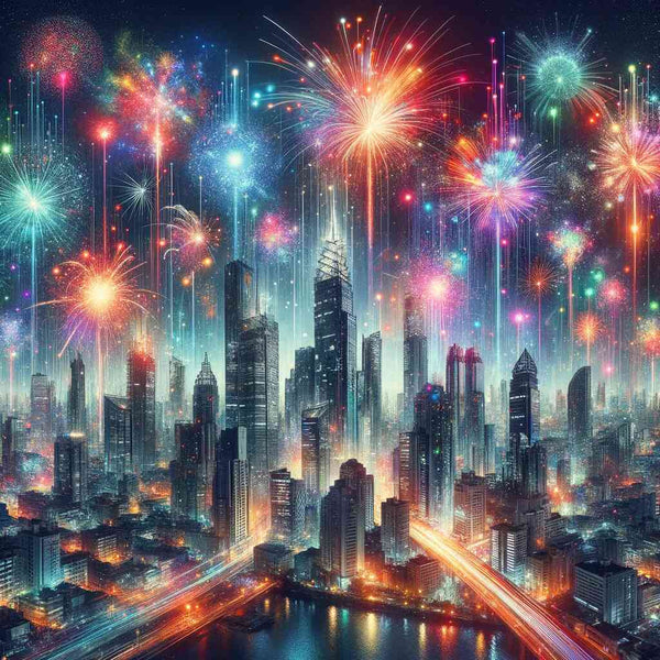 Fireworks of emotions (DP-7781) — Diamond Painting Kit design