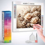 Graceful Roses — Diamond Painting Kit, product view 3