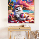 Sweet beach life — Diamond Painting Kit, product view 2