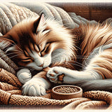 Cat Grooming — Diamond Painting Kit design