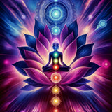 Lotus flower Buddha — Diamond Painting Kit design