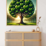 Heart Tree: Magic of Nature — Diamond Painting Kit, product view 2