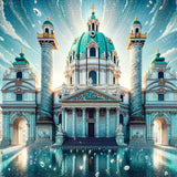 St. Charles Church in Vienna — Diamond Painting Kit design