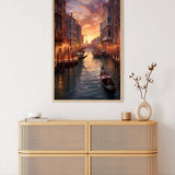 Venice's canals in the evening — Diamond Painting Kit, product view 3