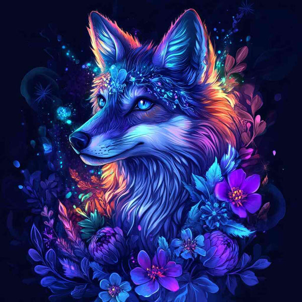 Mystic Guardian of the Night — Diamond Painting Kit design