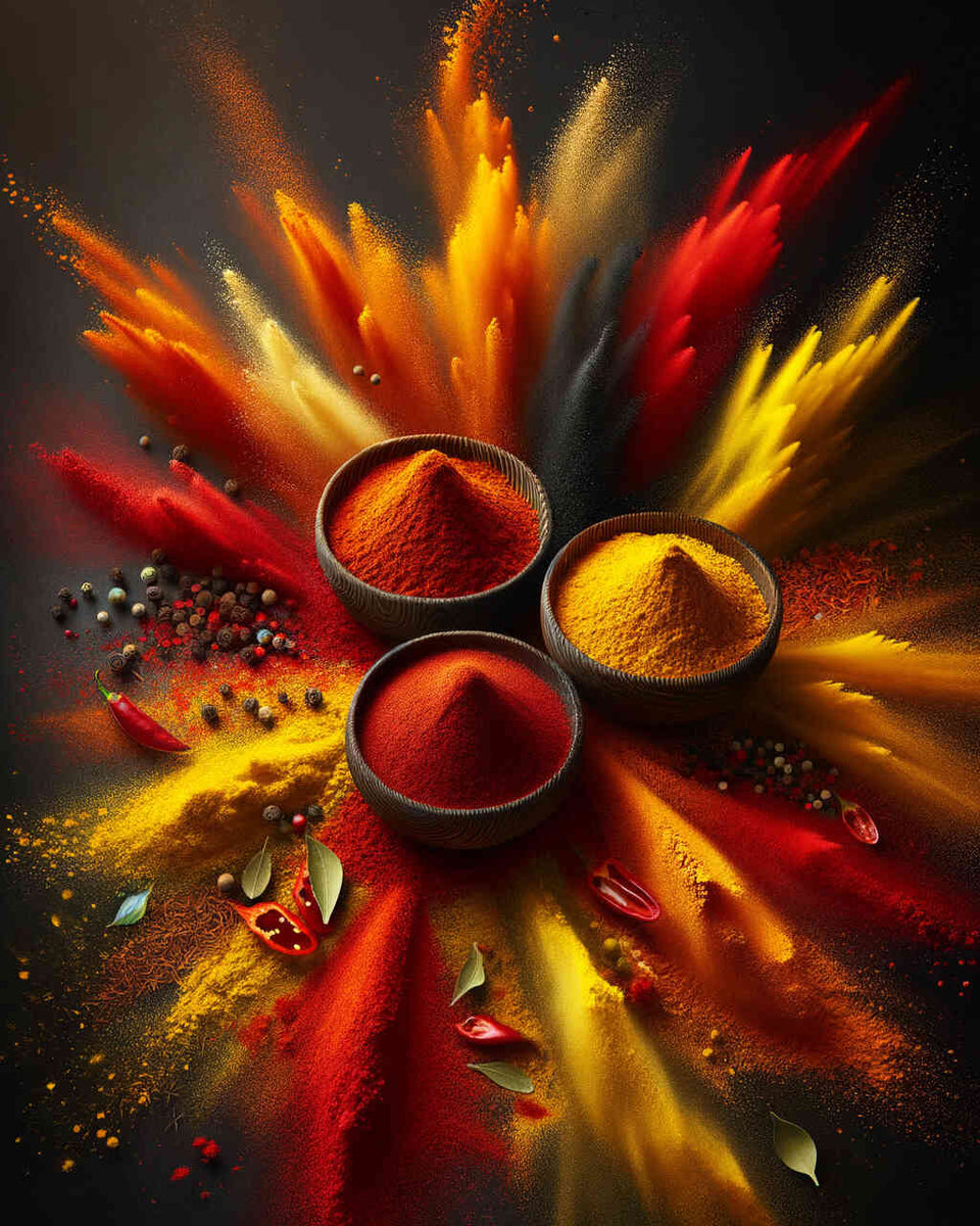 Spice Bowls — Diamond Painting Kit design