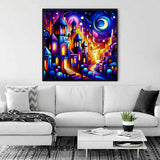 Abstract city — Diamond Painting Kit, product view 2