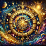 Sundial, Mandala — Diamond Painting Kit design