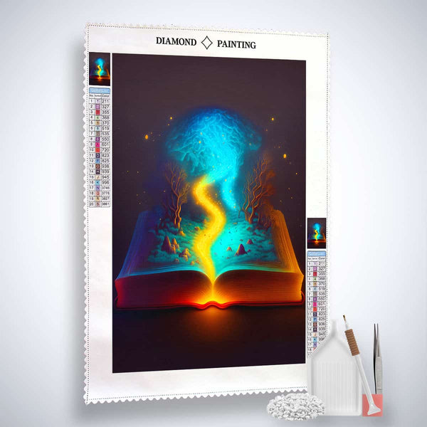 Magic book divided — AB Diamond Painting Kit, product view 2