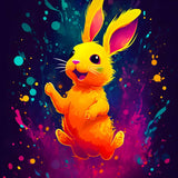 Laughing Hare — Diamond Painting Kit design
