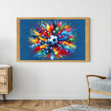 Explosion of color on the sidelines — Diamond Painting Kit, product view 2