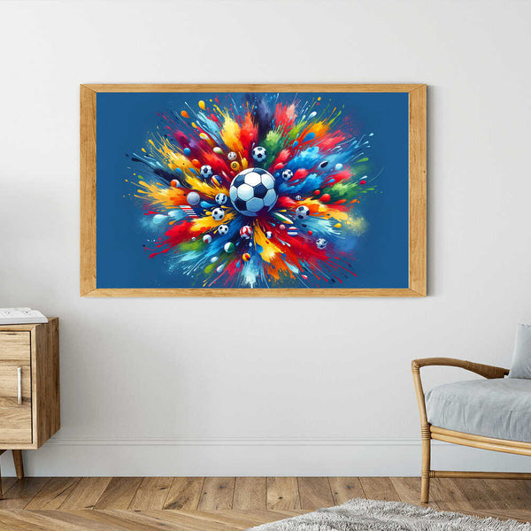 Explosion of color on the sidelines — Diamond Painting Kit, product view 2