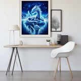 Ice dragon — Diamond Painting Kit, product view 2