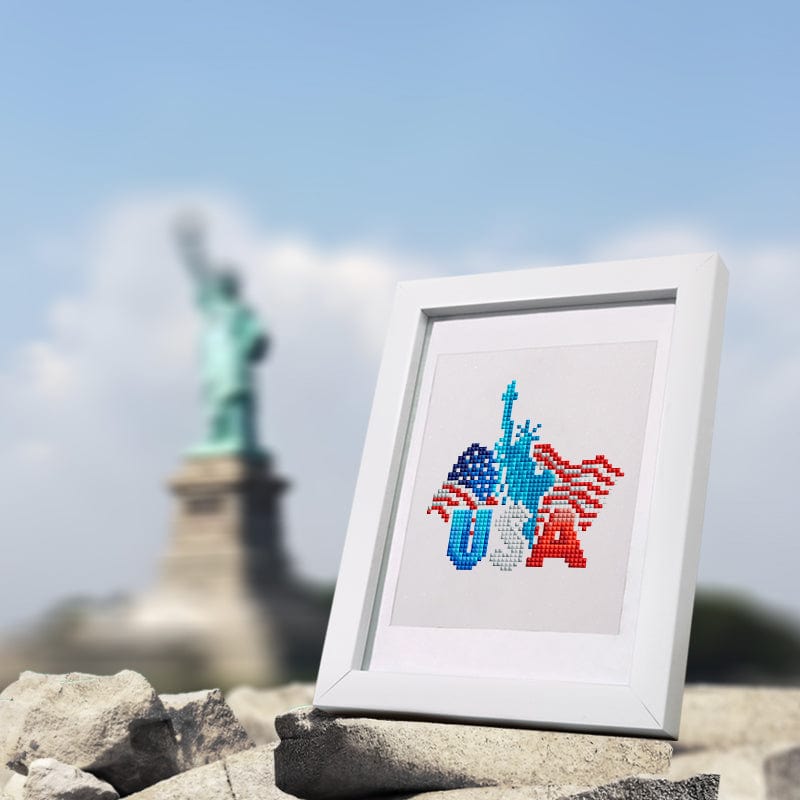 USA Collection, Set of 12 — Mini Diamond Painting Set, product view 8