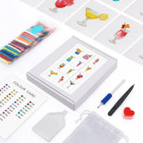 Colorful Cocktail Dreams, Set of 12 — Mini Diamond Painting Set, product view 2