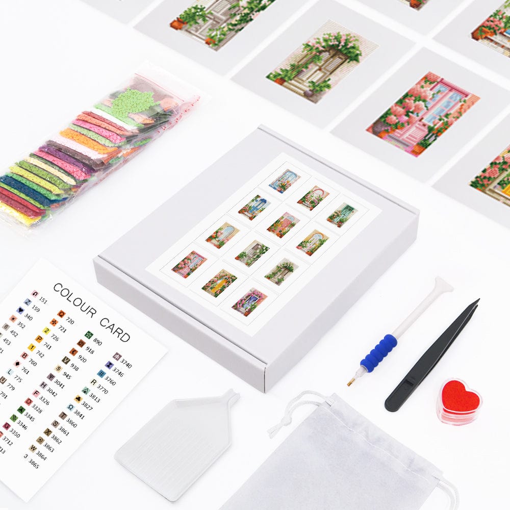 Welcome, Collection Two, Set of 12 — Mini Diamond Painting Set, product view 3