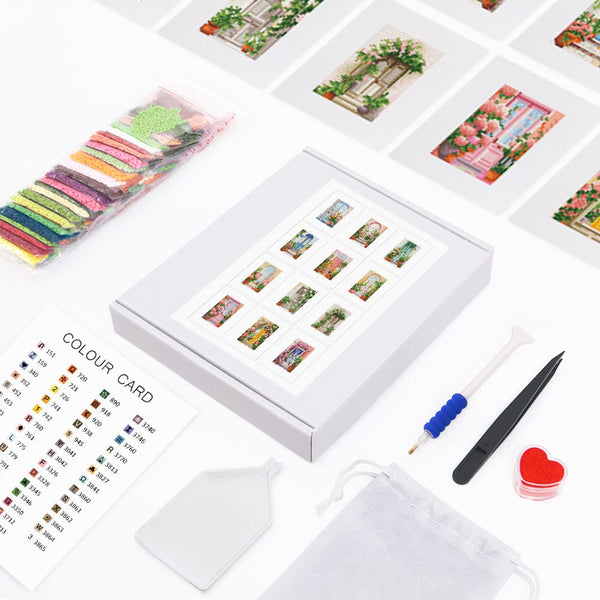 Welcome, Collection Two, Set of 12 — Mini Diamond Painting Set, product view 3