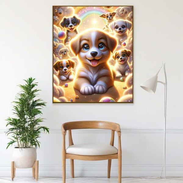 Dog Dream — Diamond Painting Kit, product view 2