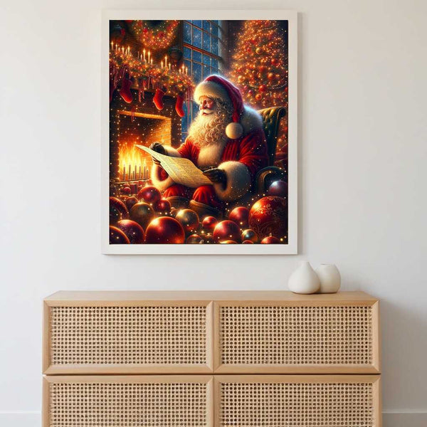 Santa Claus wish list — Diamond Painting Kit, product view 2