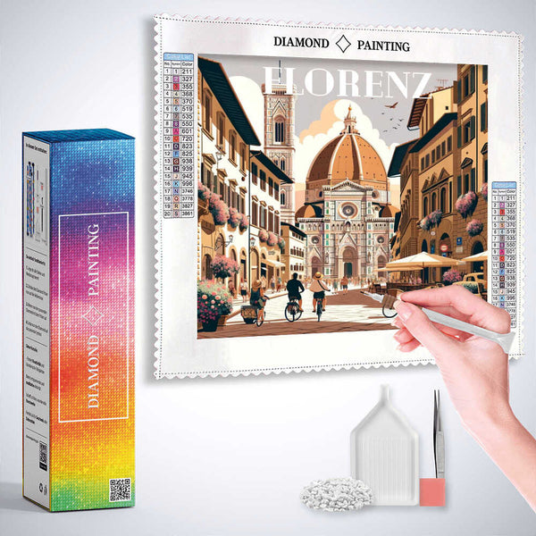 Florentine sunshine — Diamond Painting Kit, product view 3