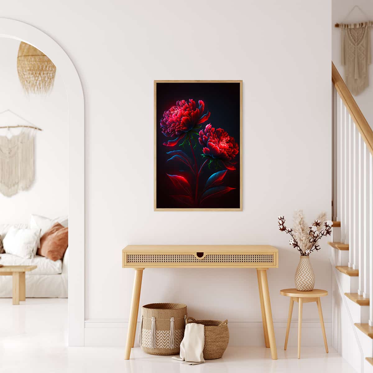 Roses in the night — Diamond Painting Kit, product view 3